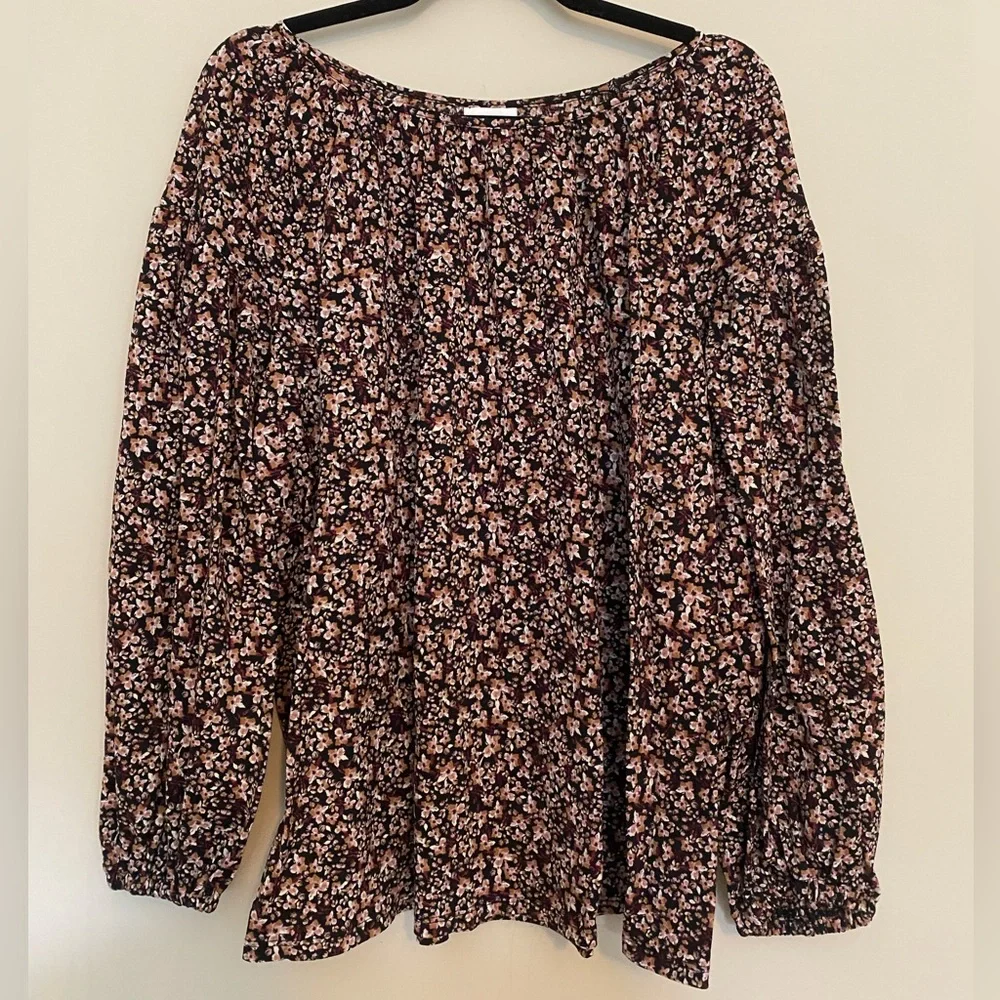 BUNDLE OF FOUR Ava & Viv Long Sleeve Blouses size X & 1X - Picture 5 of 5